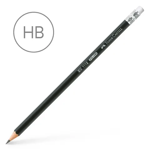 Ołówek 1111/HB z gumką Faber-Castell