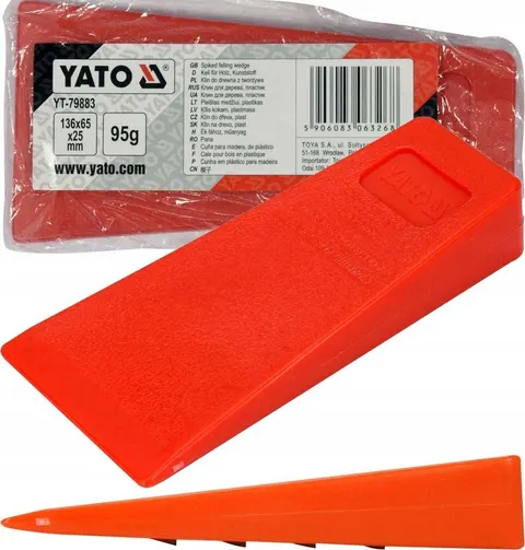 Klin do łupania drewna 136mm YATO YT-79883