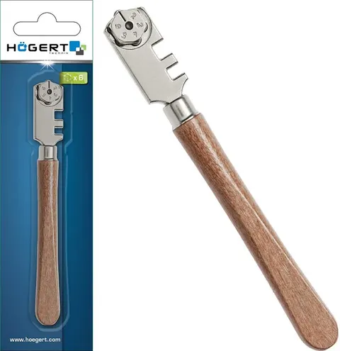 Nóż obcinak do cięcia szkła szyb luster regulacja Högert Technik HT3B670
