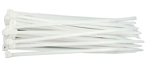 Opaski kablowe zaciskowe 2,5/100 białe VOREL 73882