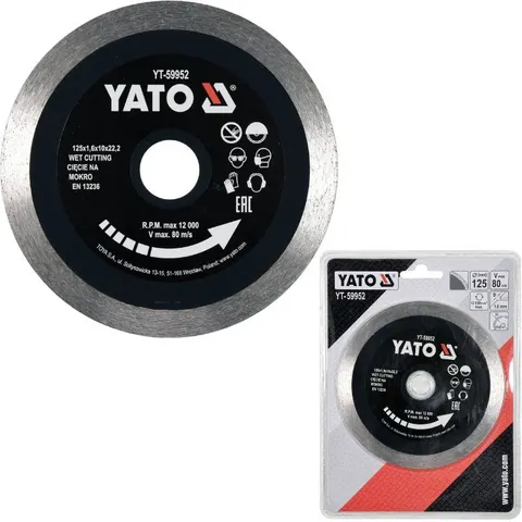 Tarcza ciągła do ceramiki profesjonalna YATO YT-59952