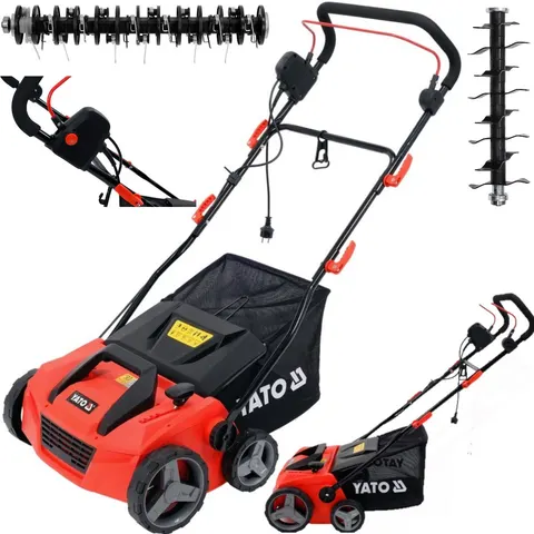 Wertykulator aerator 1800W elektryczny kosz 45l YATO YT-84840