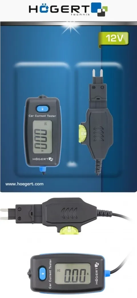 Samochodowy miernik prądu 12V HT8G435 HOGERT
