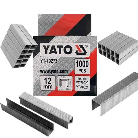Zszywki 12mm /1,2x11,3/ 1000szt YATO YT-70273