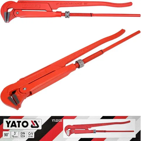 Klucz do rur typ szwedzki 90 st. 3,0" YATO YT-22123