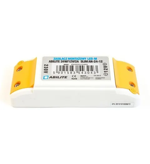 Zasilacz montażowy do LED 24W SLIM