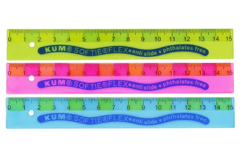 Linijka 15 cm softie flex w woreczku, opakowanie kartonowe kum