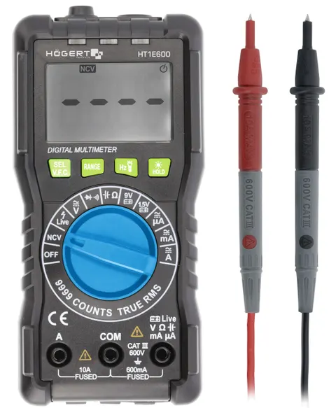 Uniwersalny miernik cyfrowy Högert Technik HT1E600