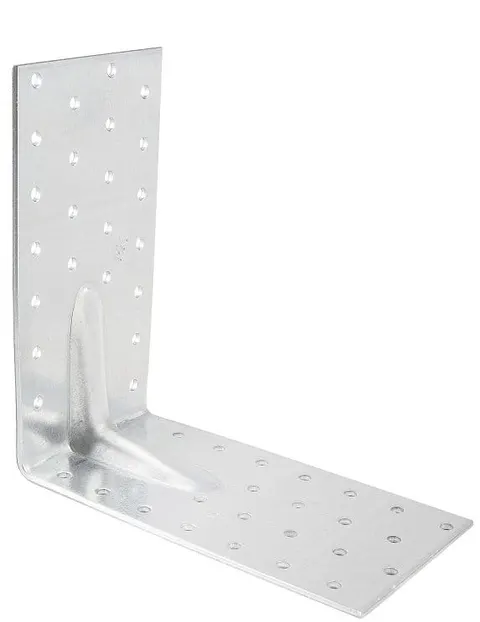 Kątownik z przetłoczeniem 150x150x80 mm, gr. 2,5 mm
