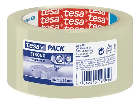 Taśma pakowa tesapack strong cicha 66M X50 mm transparen