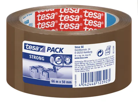 Taśma pakowa tesapack strong cicha 66M X50 mm brązowa