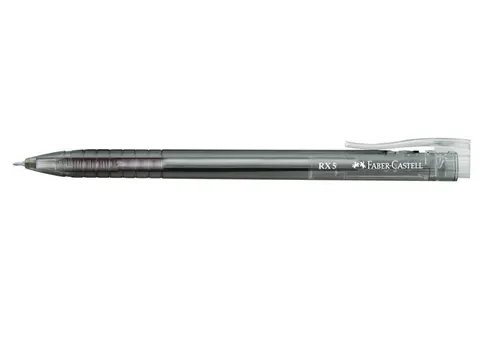 Długopis RX5 0,5 mm czarny Faber-Castell