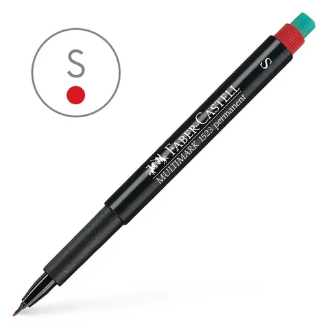 Multimark OHP permanentny s czerwony Faber-Castell