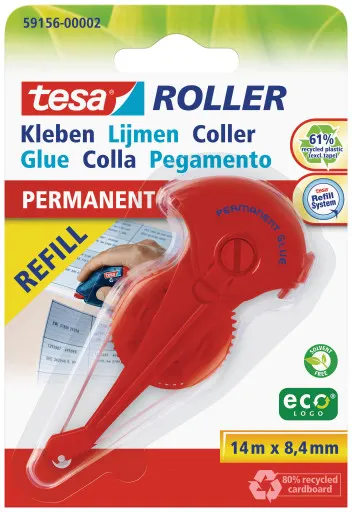 Klej w taśmie tesa® ecoLogo 14m x 8,4mm, WKŁAD
