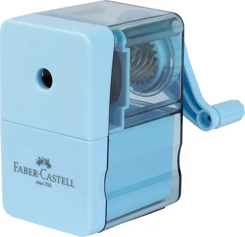Temperówka na korbkę sky blue faber-castel