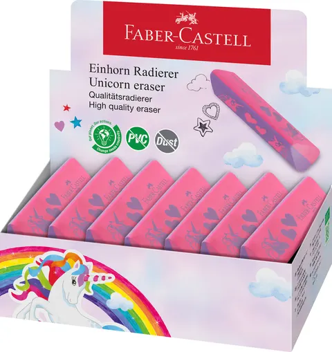 Gumka do ścierania dust free jednorożec Faber-Castell
