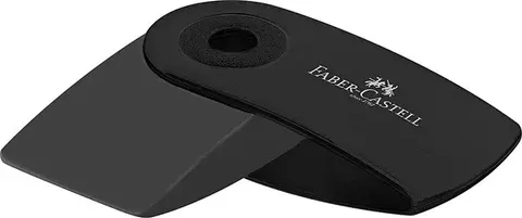 Gumka sleeve mini czarna Faber-Castell