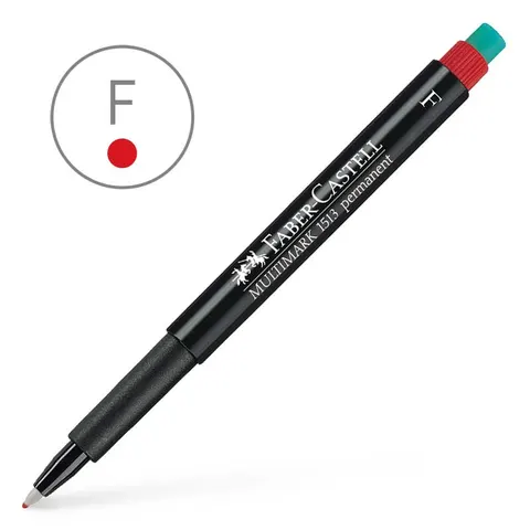 Multimark OHP permanentny f czerwony Faber-Castell