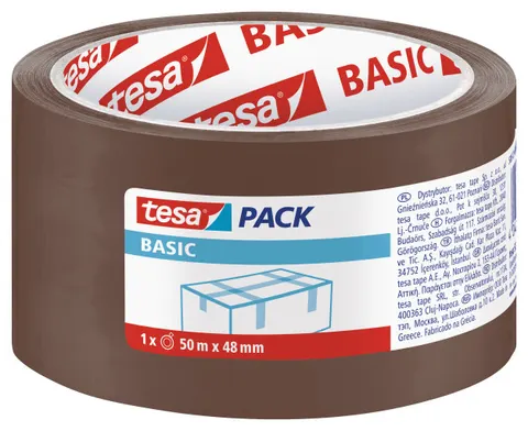 Taśma pakowa tesapack basic 50M x 48 mm brązowa
