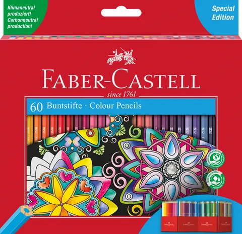 Kredki zamek 60 kol. Faber-Castell