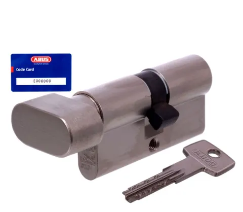 Wkładka bębenkowa ABUS KD10 z gałką 30/55 mm nikiel - klasa C