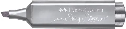 Zakreślacz 1546 metaliczny srebrny Faber-Castell