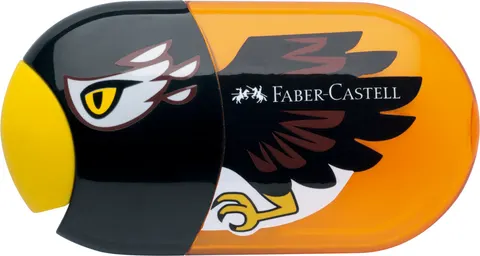 Temperówka podwójna z gumką orzeł Faber-Castell