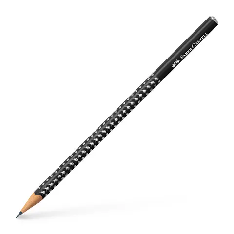 Ołówek sparkle czarny Faber-Castell