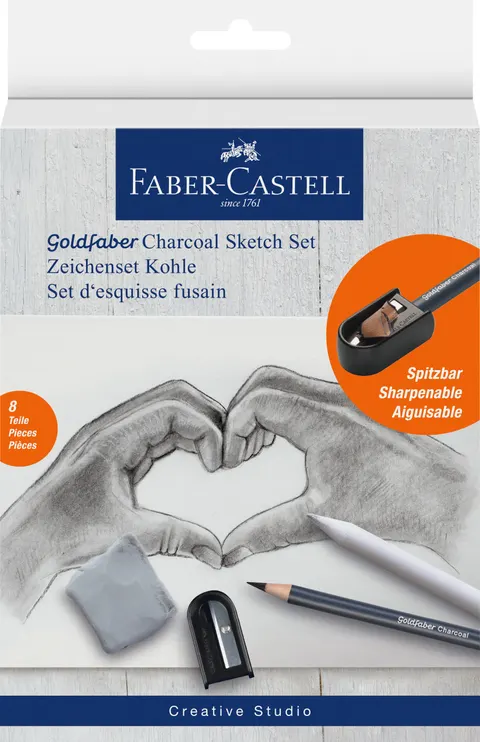 Zestaw do szkicowania goldfaber charcoalfaber-castell