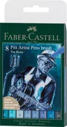 Pisaki Pędzelkowe Brushe Faber-Castell The Blues