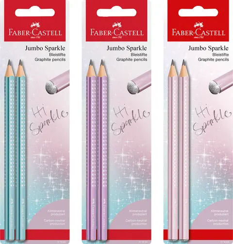 Ołówek jumbo sparkle cosmic colours Faber-Castell