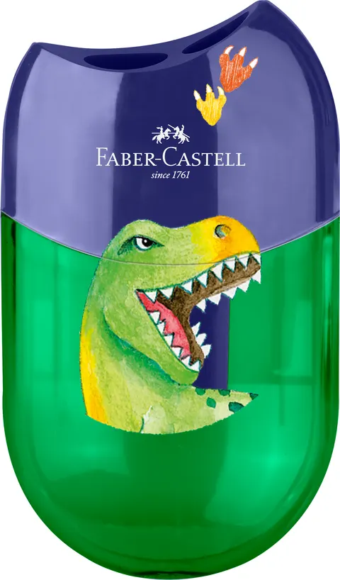 Temperówka podwójna dinozaury Faber-Castell