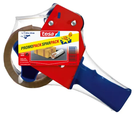 Taśma promo pack tesa 50M x 48 mm + dyspenser