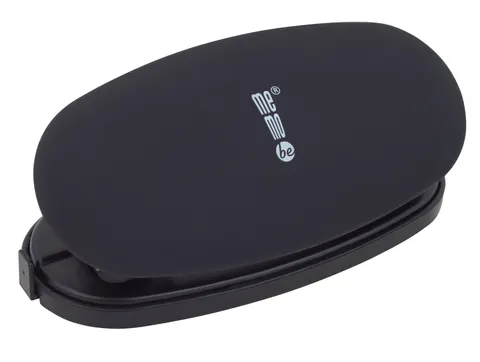 Dziurkacz MemoBe soft-touch czarny