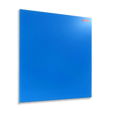 Tablica szklana magnetyczna 450X450 mm memoboards niebieska