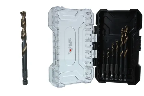 Wiertła do metalu HSS SPEEDMASTER HEX 1/4" DIN 338 2-8 mm - 6 szt.