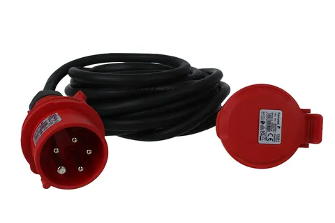 Przedłużacz siłowy gumowy H07RN-F5G / 5x2,5 mm2 / 16A / 20 m