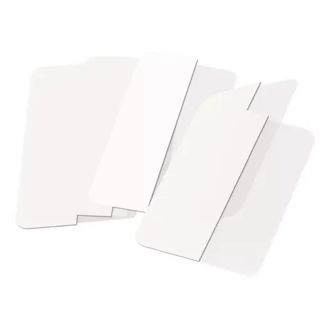 ZAKŁADKI INDEKSUJĄCE DJOIS x 3L BIAŁE 24 SZT. DWUSTRONNE 12X40MM