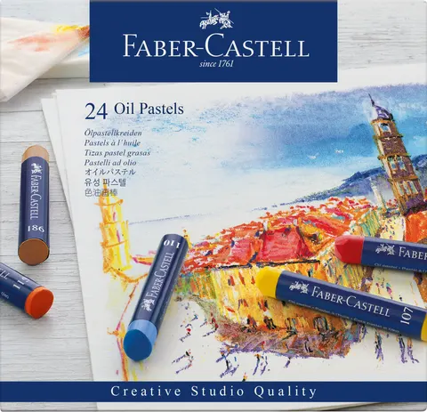 Creative studio pastele olejne 24 kol. opakowanie karton Faber-Castell