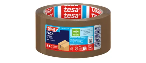 Taśma pakowa tesa ecologo 66MX50 mm brązowa