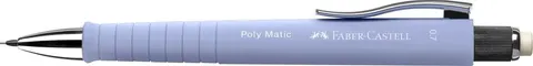 Ołówek automatyczny poly matic 0,7 mm pale iris (jasnofioletowy) Faber-Castell
