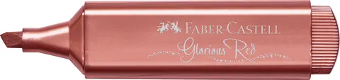Zakreślacz 1546 metaliczny czerwonyfaber-castell