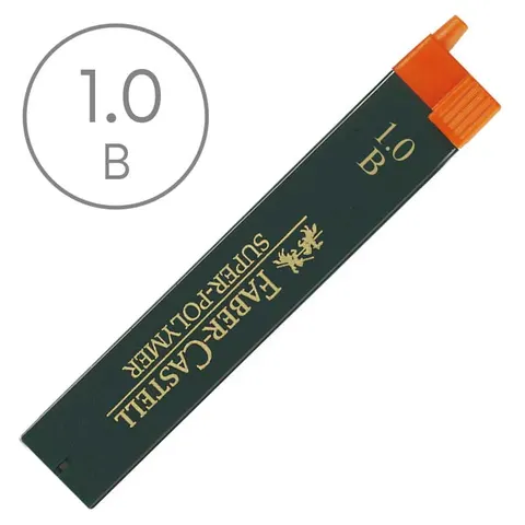 Wkłady do ołówka automatycznego Faber Castell - 1.0 mm (0.9 mm), B