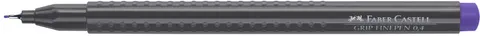 Cienkopis grip fioletowy Faber-Castell