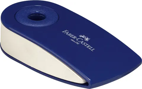 Gumka sleeve mini czerwona/niebieska Faber-Castell