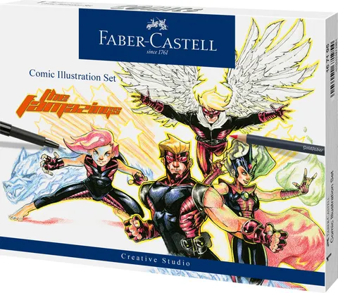 Zestaw do rysowania komiksów 15-EL."THE famazings" Faber-Castell
