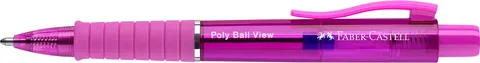 Długopis poly ball view electric fuchsiafaber-castell