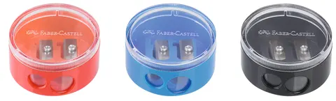 Temperówka twist-off cap z pojemnikiem mix kol. Faber-Castell