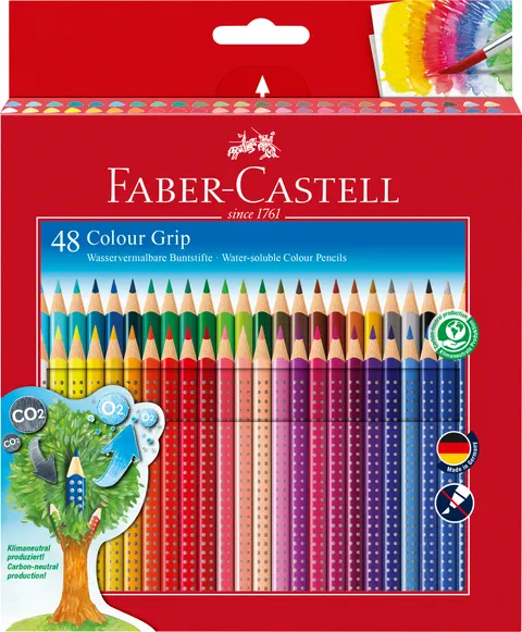 Kredki grip 2001 48 kol. op. kartonowe Faber-Castell
