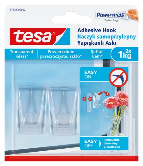Haczyk dekoracyjny tesa 1 kg przezroczysty
